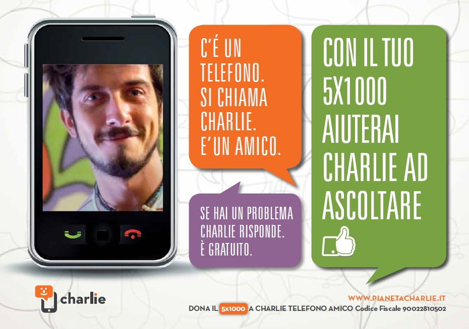 Paolo Ruffini per la Fondazione Charlie